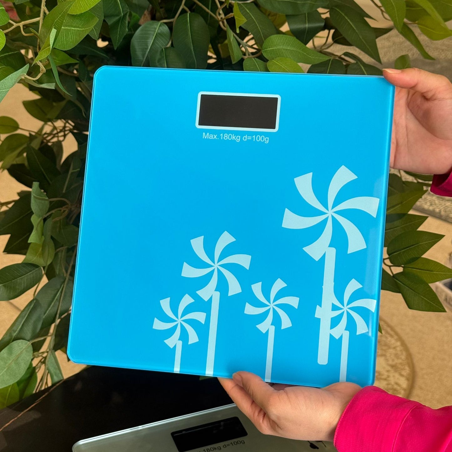 Elegant Multi-Color Glass Digital Scale