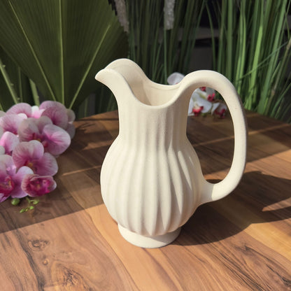 Ripple Curve Pitcher Vase