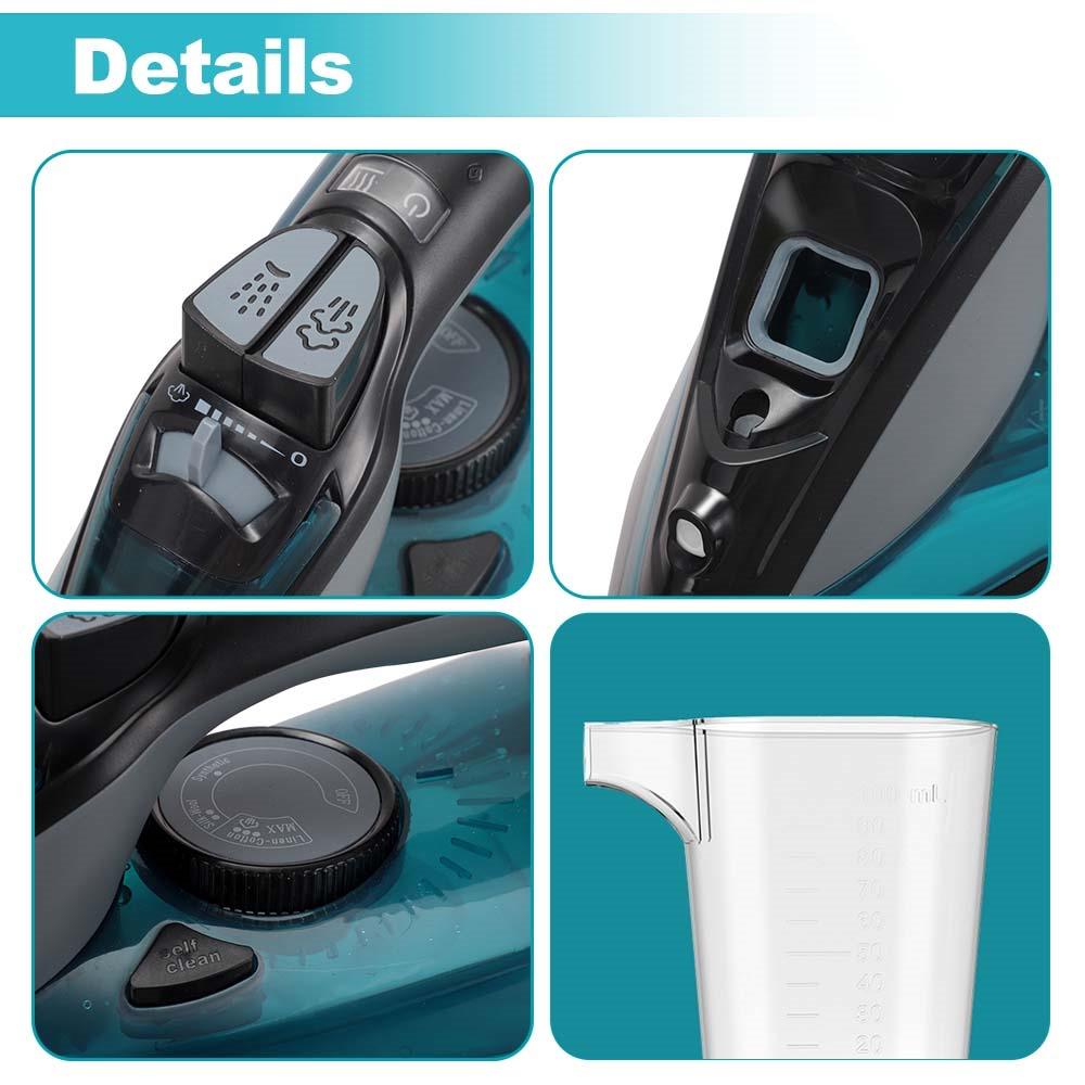 Household Ceramic Soleplate Steam Iron