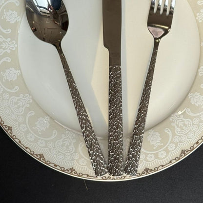 Silver Luxe Cutlery Collection