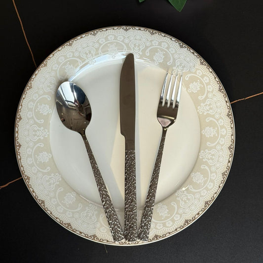 Silver Luxe Cutlery Collection