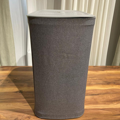 Dual-Compartment Fabric Laundry Hamper