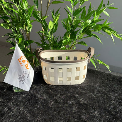 سلال تخزين متينة متعددة الأغراض بمقابض