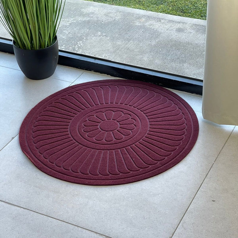 Economy 75cm Sq-19-2 Circular Door Mat