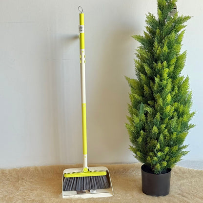 Rotating Broom & Long-Handle Dustpan Set