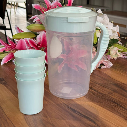 Water And Juice Plastic Pitcher Set