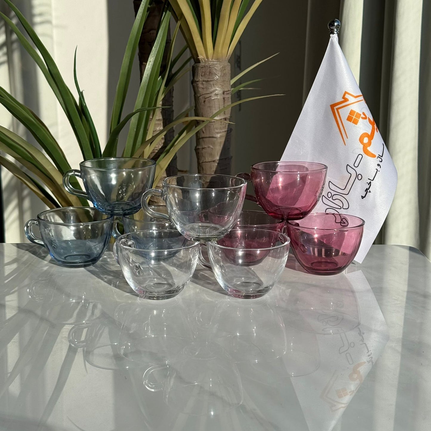 Elegant Glass Tea Cups