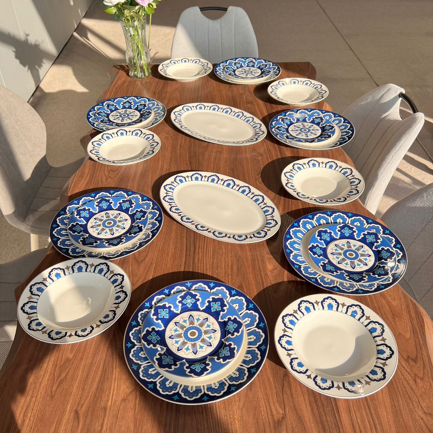20PCS Porcelain Dining Tableware Set