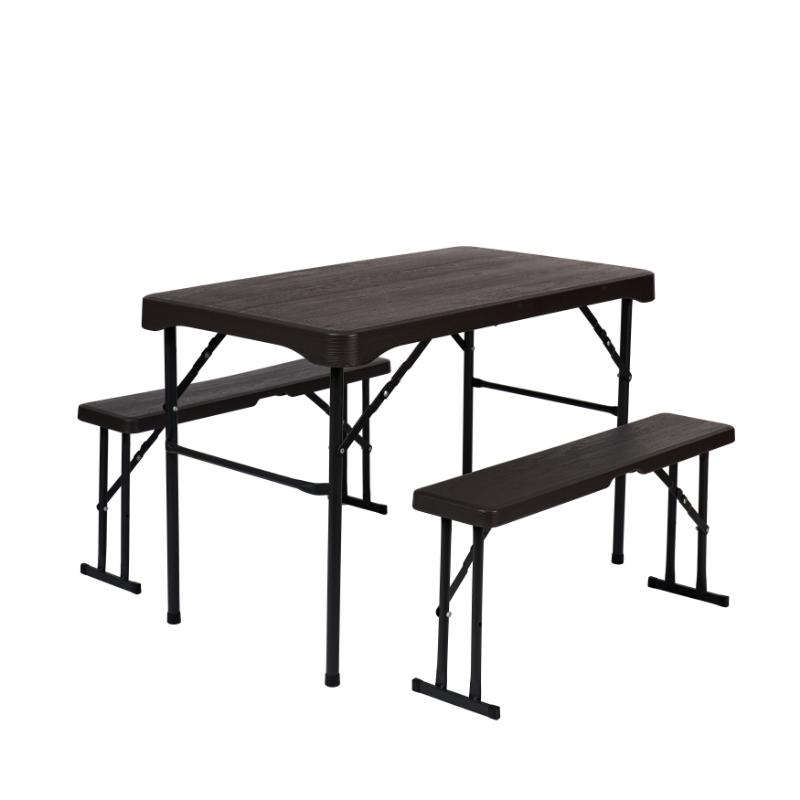 Foldable Picnic Table Set With Benches - Outdoor Game & Dining Essential