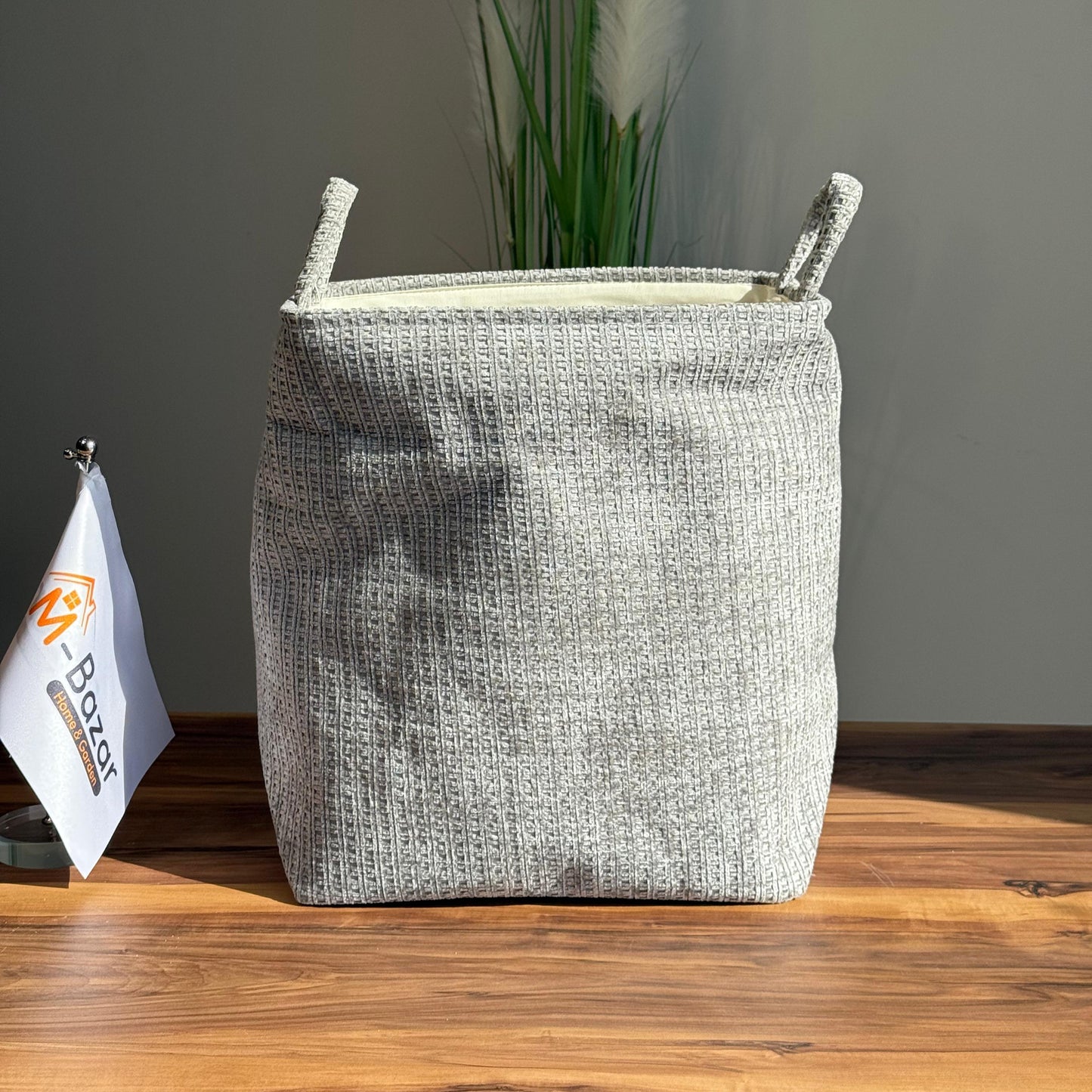 Textured Fabric Storage Baskets