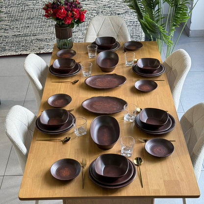 Modern Elegant Melamine Dinnerware Plate Set
