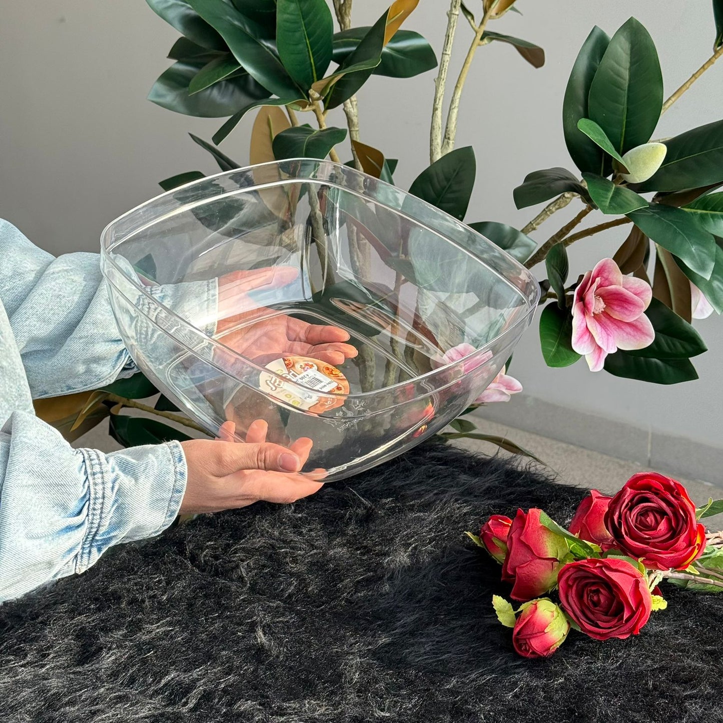 Clear Multi-Size Serving & Storage Bowls