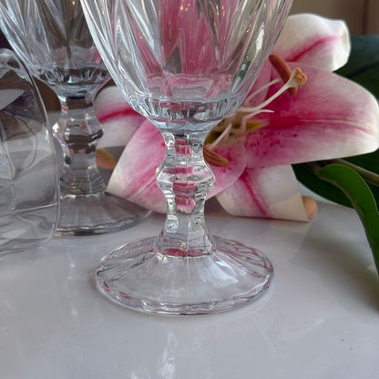 سێتی پەرداخی کلاسیکی شووشەی ڕوون