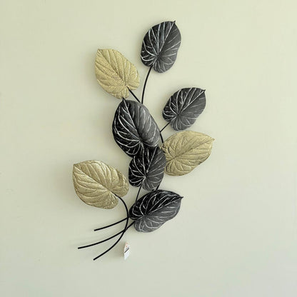 Elegant Metal Wall Decorative Leaves