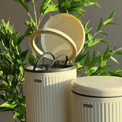 دواسة مزدوجة الحركة وصندوق قمامة ضغط – مقاسين