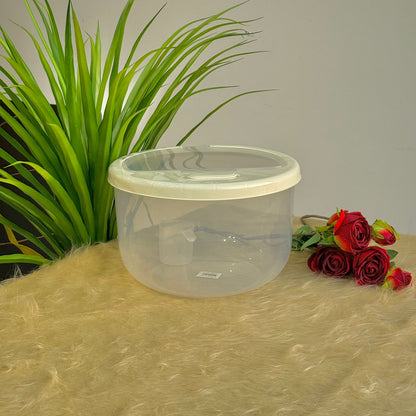 Round Plastic Food Container with Vent Lid