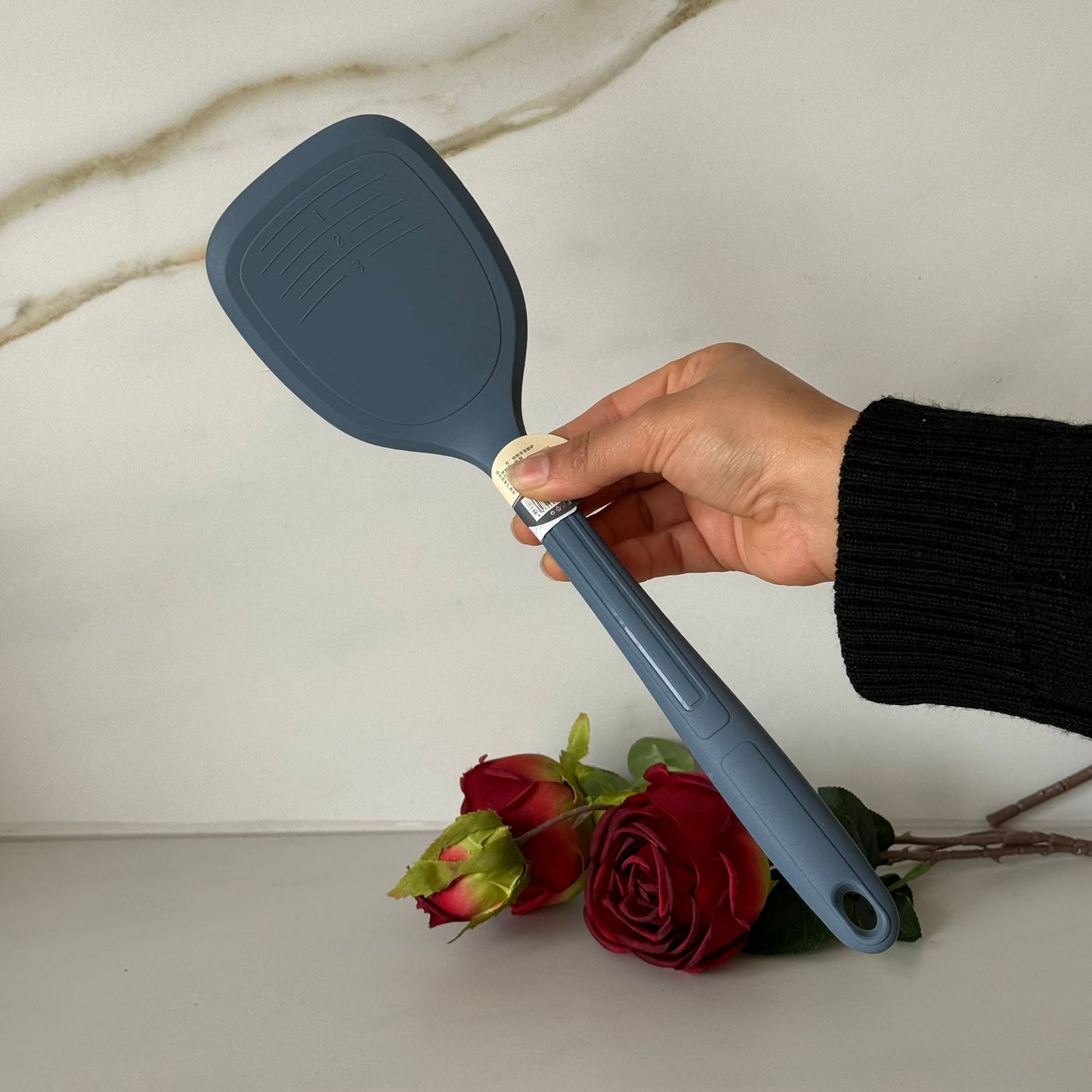 Non-Stick Serving Paddle with Wooden Handle