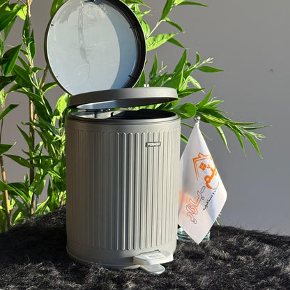 دواسة مزدوجة الحركة وصندوق قمامة ضغط – مقاسين