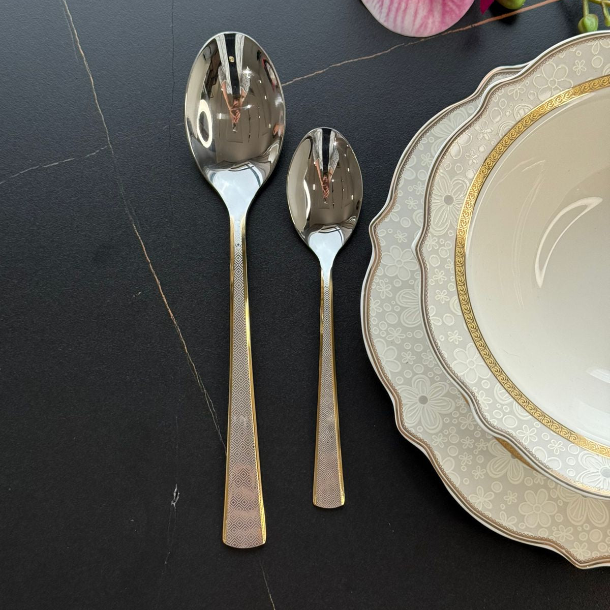 Regal Golden & Silver Cutlery Collection