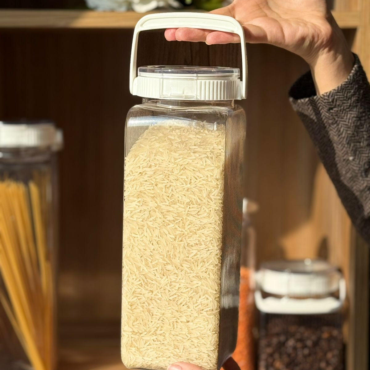 Multi-Purpose Airtight Food Storage Jars