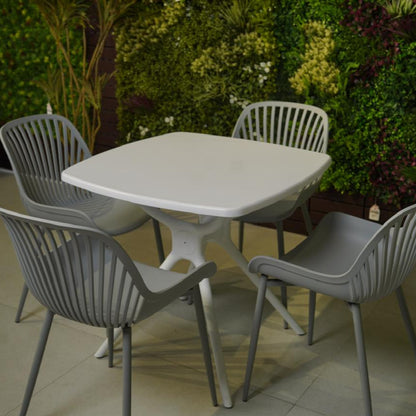 Daniela Chair & Durable Square Table Outdoor Furniture Set