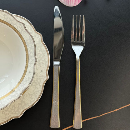 Regal Golden & Silver Cutlery Collection