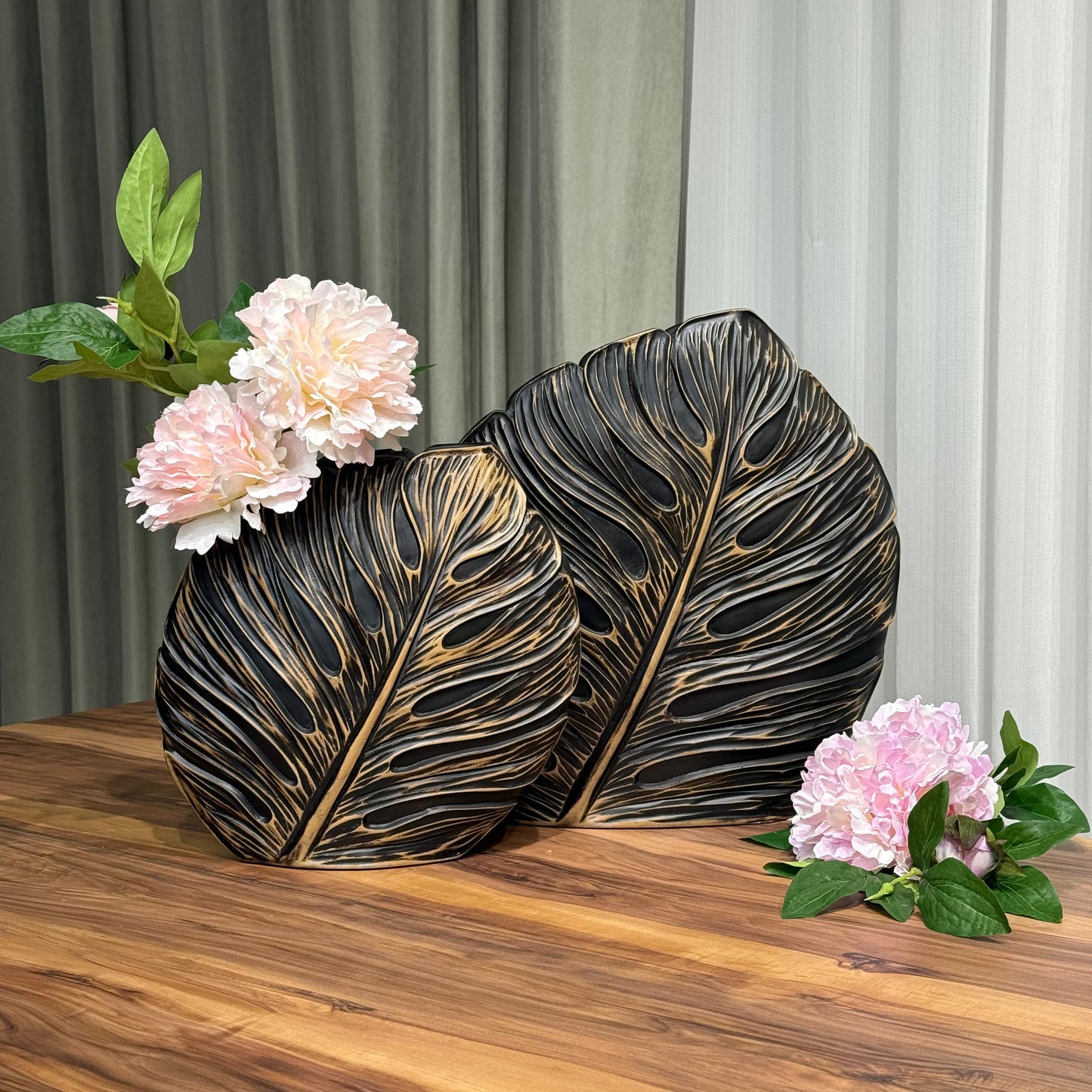 مزهرية بوليستون مزخرفة عتيقة