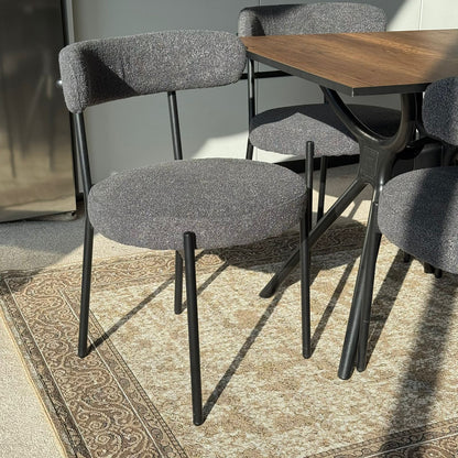 Milo Table & Tina Chairs - Modern Dining Set
