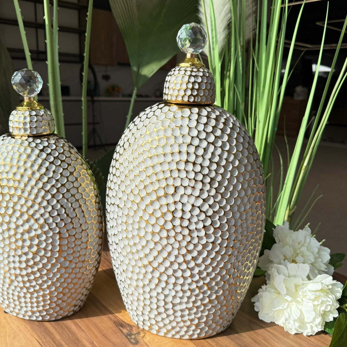 Crystal Luxe Mosaic Jars