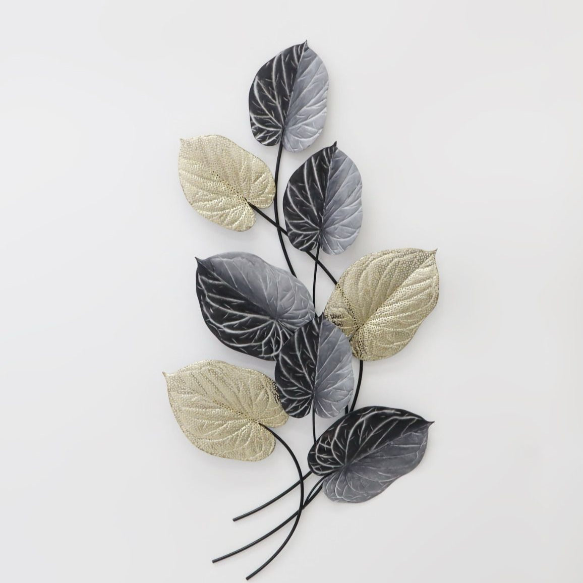 Elegant Metal Wall Decorative Leaves