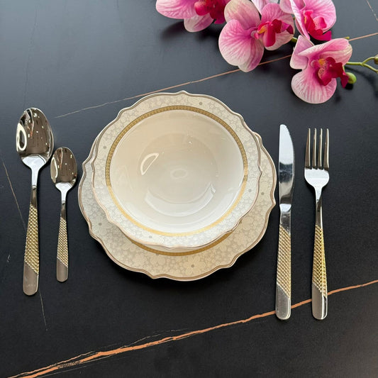 Luxury Cutlery Collection - In Golden & Silver