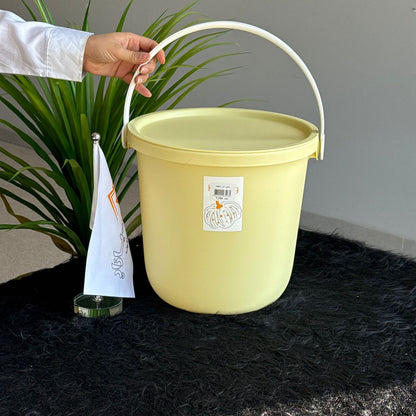 Multi-Purpose Plastic Bucket with Lid