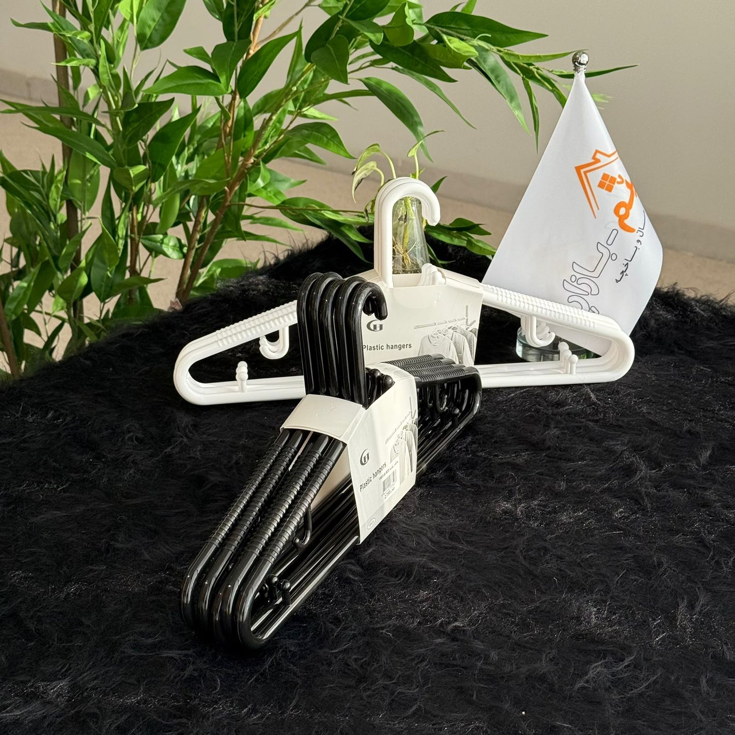 Plastic Clothes Hangers – 3-Piece Set