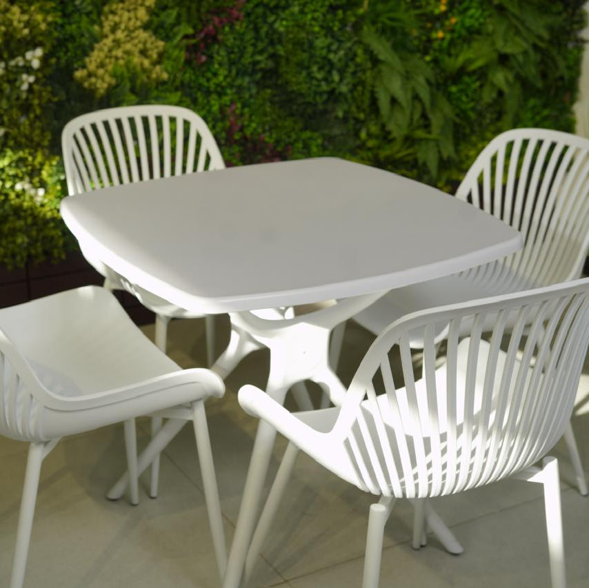 Daniela Chair & Durable Square Table Outdoor Furniture Set