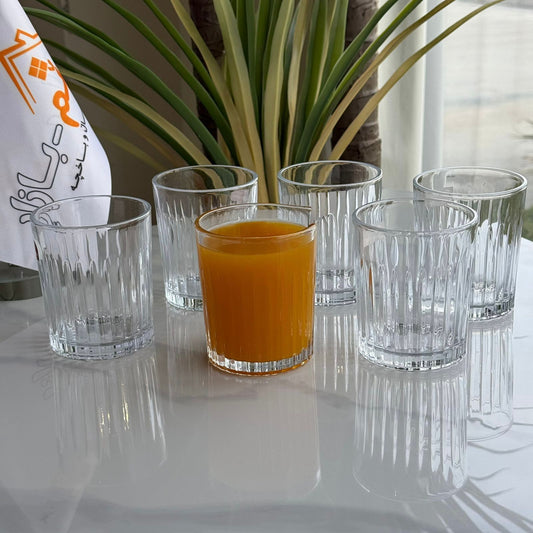 سێت پەرداخی شووشەی مۆدێرن