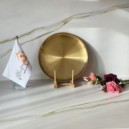 أطباق وصواني ذهبية متعددة الاستخدامات من الفولاذ المقاوم للصدأ