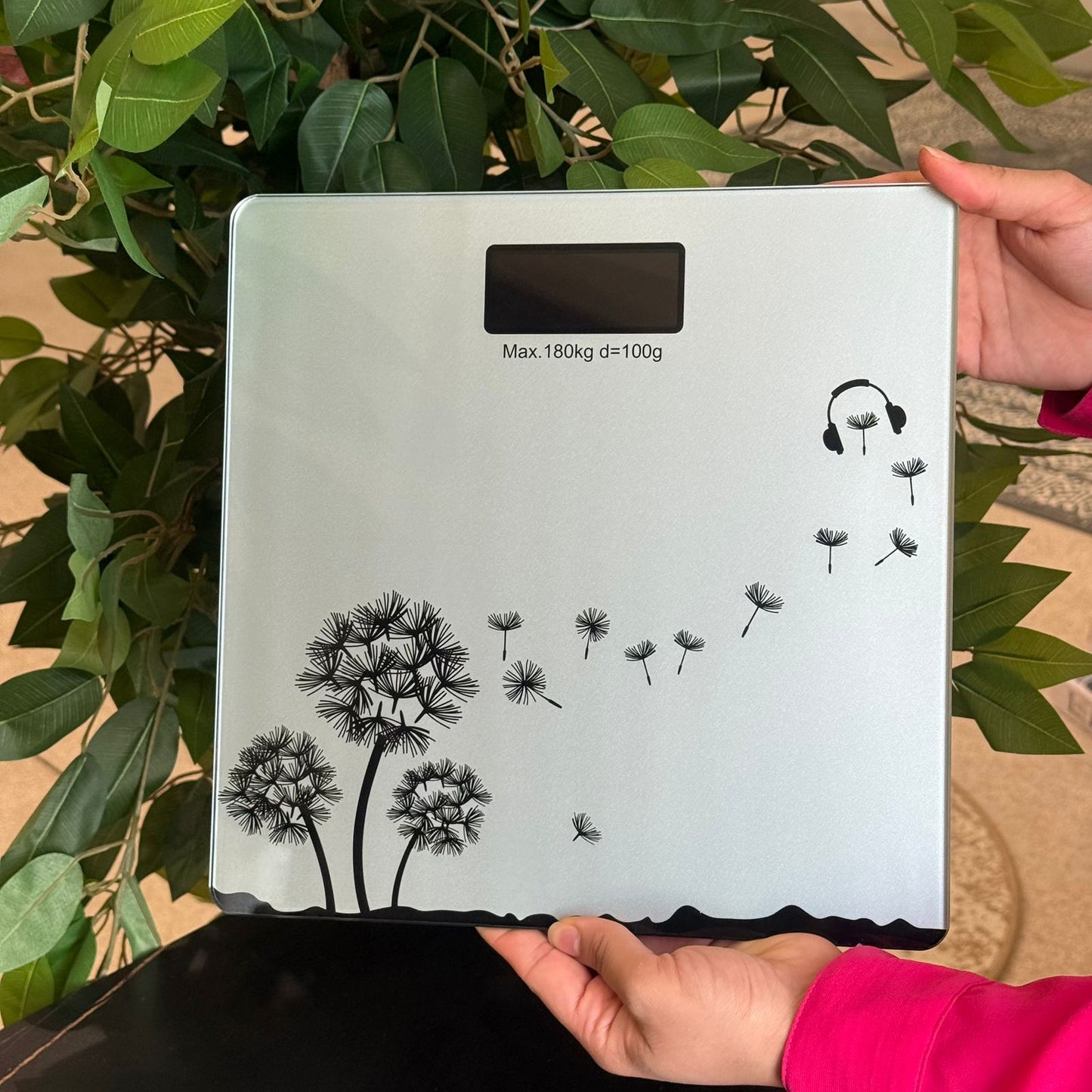 Elegant Multi-Color Glass Digital Scale