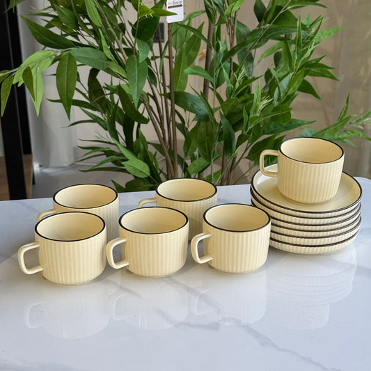 کوپ و دەفری قاوە سیرامیکی مۆدێرن – سێتی ٦