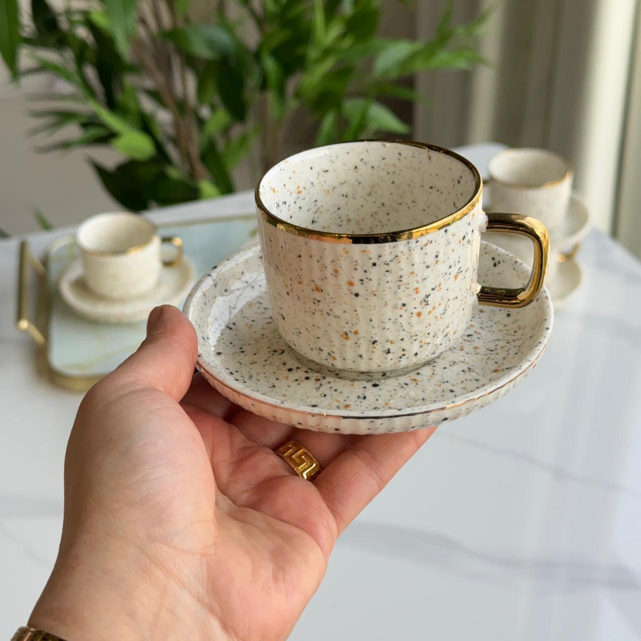 Elegance Design Coffee Cup & Saucer Set
