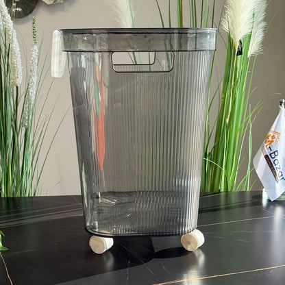 2-Sized Modern Transparent Plastic Storage Container
