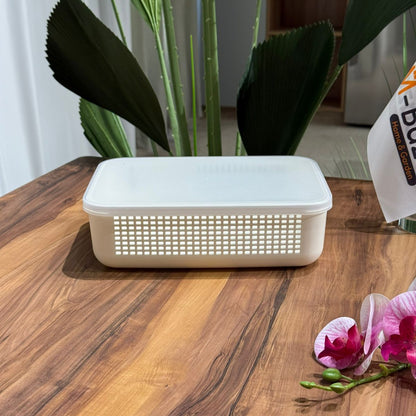 Modern Multi-Purpose Storage Basket With Cover