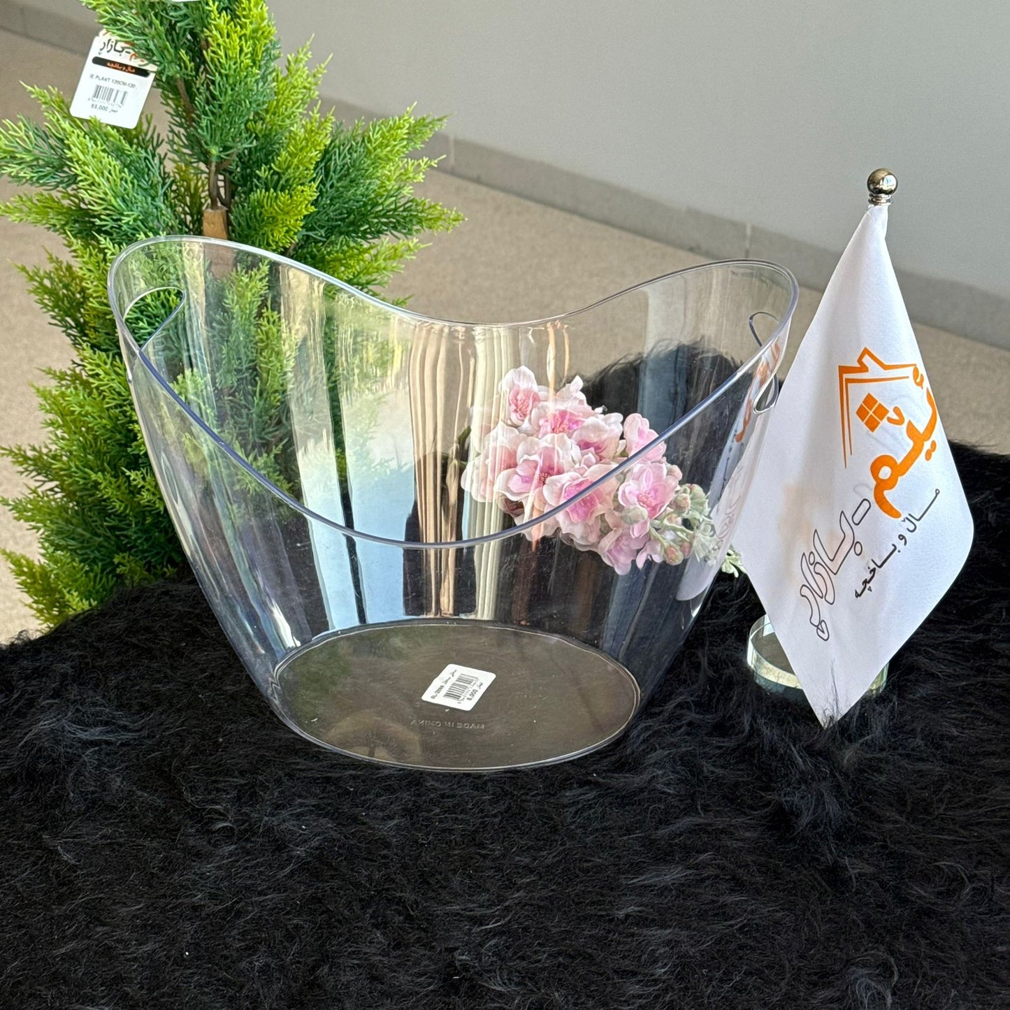 Clear Multi-Purpose Bucket – Ice Cooler & Storage Solution