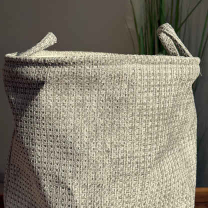 Textured Fabric Storage Baskets