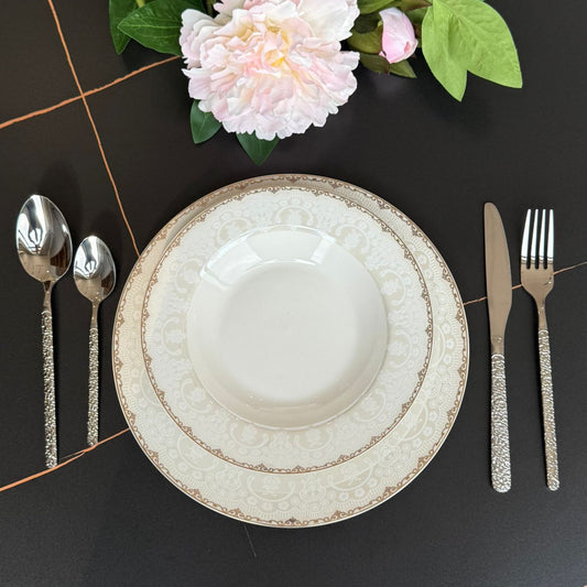 Elegance Silver Luxe Cutlery Collection