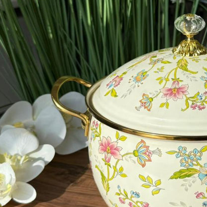 Vintage Bloom Enamel Cookware