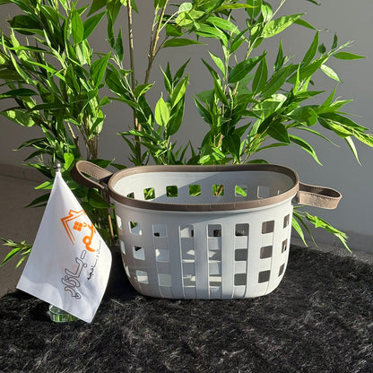 سلال تخزين متينة متعددة الأغراض بمقابض