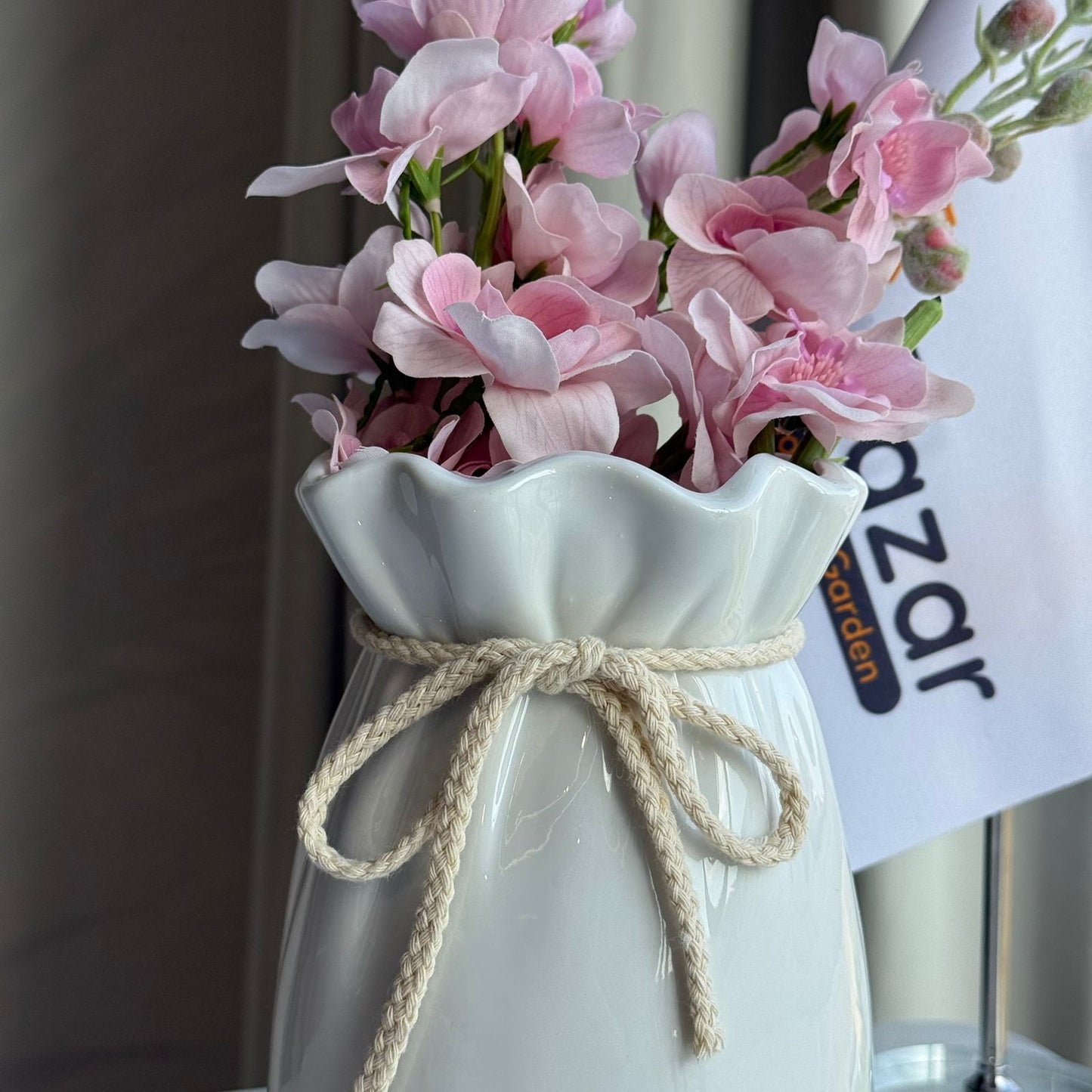 Vintage White Vase