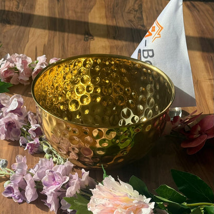 Golden Aura Hammered Bowl