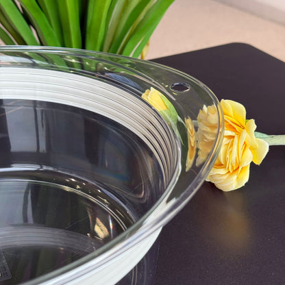 Clear Round Acrylic Food Storage Container