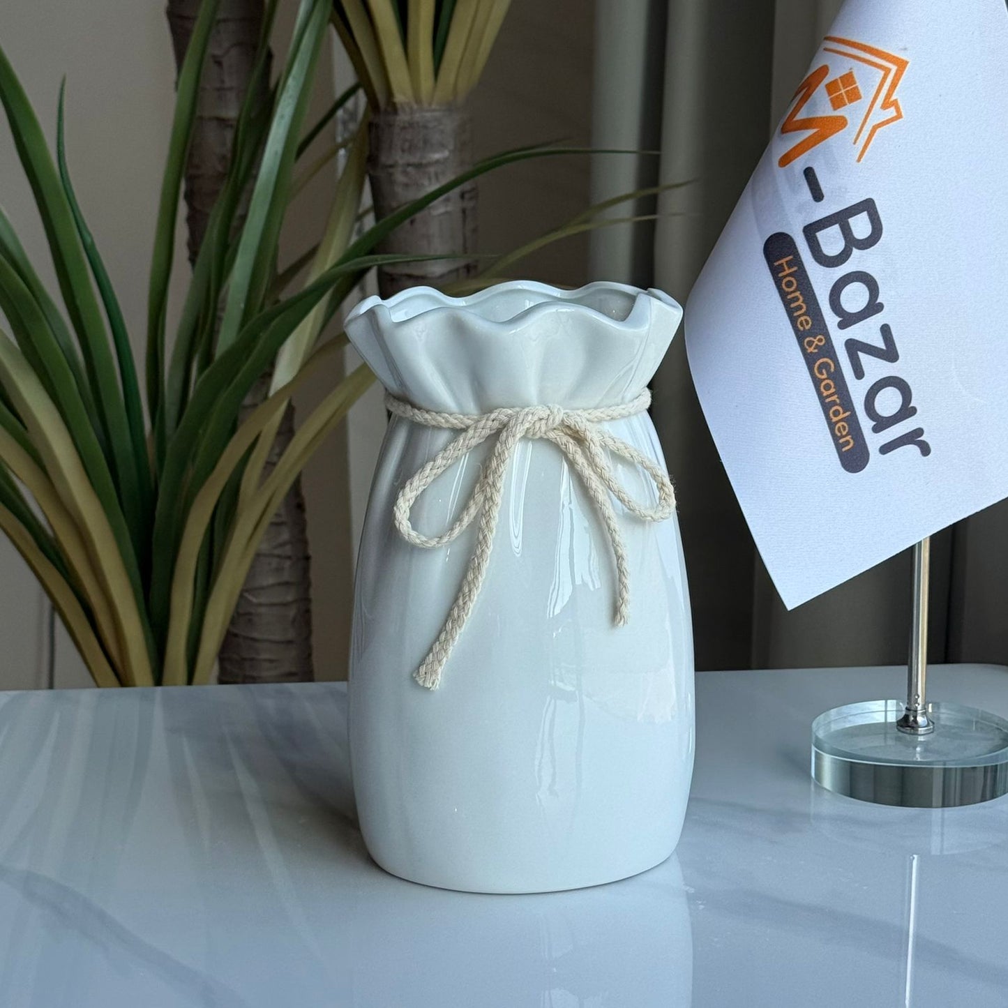 Vintage White Vase